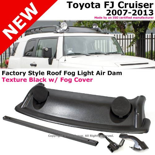 2007 to 2013 Toyota Fj Cruiser 07-13 Factory Style Roof Rack Fog Light Air Dam Driving, Fog & Spot Lights Generic AD-TYFJ07