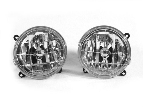 2002-2003 SUBARU IMPREZA RS WRX REPLACEMENT LEFT + RIGHT GLASS FOG LIGHTS - BUGEYE Bulbs Depo stijdmfl