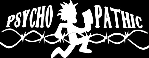 JP Vinyl Design - ICP Insane Clown Posse Riddle Box Logo -Vinyl Decal - 14 - White Bumper Stickers, Decals & Magnets JP Vinyl Design CC14-WHT-14