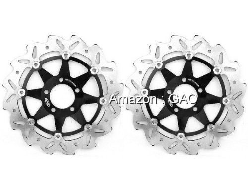 Front Motorcycle Brake Rotor Disc Fit for Kawasaki GPZ900R/ZX900A 1990 1991 1992 1993 1994 1995 1996 1997 1998 1999 2000 2001 2002 2003 Rotors GAO GOO_DBS036W_B_017