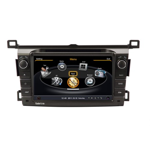 Car DVD GPS Navigation With dual-core/3Zone POP 3G/WIFI/20 Disc CDC/ DVD Recording/ Phonebook / Game For 2013 TOYOYA RAV4 Navigation Systems Koolertron RAV739