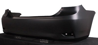 2011 Toyota Corolla Rear Bumper Painted 209 Black Sand Pearl, CANADA BUILT MODELS EXCEPT S/XRS Bumpers Online Part Bin TO1100287P