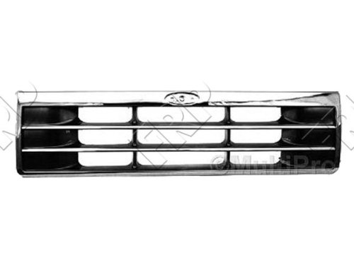 GRILLE Ford Explorer CHROME/SILVER/ARGENT. (WITHOUT MFR MANUFACTURER EMBLEMS / LOGOS. THEY ARE TRADEMARK PROTECTED.) Grilles Headlights Depot DS-3-FO1200181PP