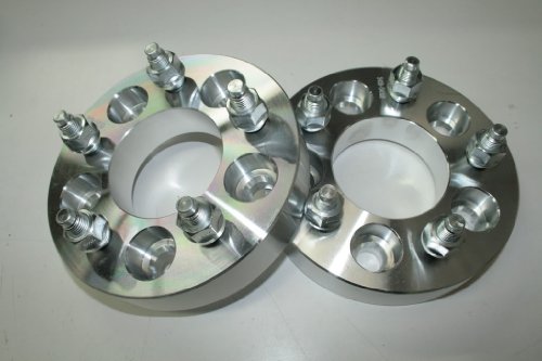 Billet wheel Adapters 5 lug 5x5 to 5x4.5 1.25 thick 78mm 12x1.50 Stud (pair) Spacers TPMSWarehouse 5500-5450B6