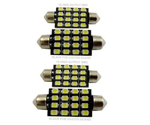 Bulbs Genssi 4x 42mm-16SMD-W