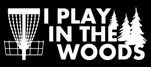 Bumper Stickers, Decals & Magnets Bamfdecals i_play_in_the_woods-White