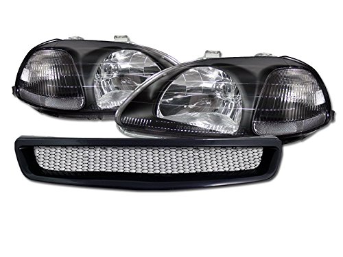 Headlight Assemblies Topline_autopart hldy-civ96-jdm+fg-civ96-am-bk-001