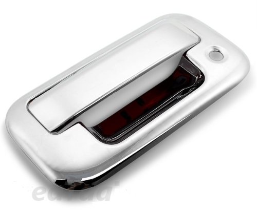 04-07 Lincoln Mark/08-13 F250/F350/F450 Super Duty/04-13 F150 (Not for Heritage)/07-10 Explorer Sport Trac Chrome Tailgate Handle Cover W/ Keyhole Side MaxMate CT016