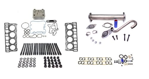 NEW 2003-2006 Ford Powerstroke Diesel 6.0L F250 F350 F450 F550 Engine Oil Coolers 4USA ODIN-4450KIT