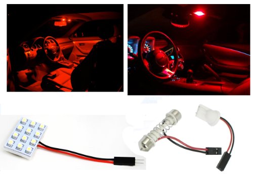 Turn Signal Bulbs IG Tuning IGT-12LED-PANEL-RED