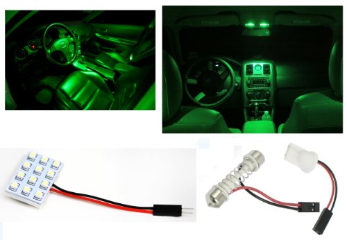 Interior & Convenience Bulbs IG Tuning IGT-12LED-PANEL-GREEN