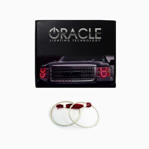 Oracle Lighting JE-PA0713-R - Jeep Patriot LED Halo Headlight Rings - Red Headlight & Tail Light Conversion Kits Oracle Lighting JE-PA0713-R