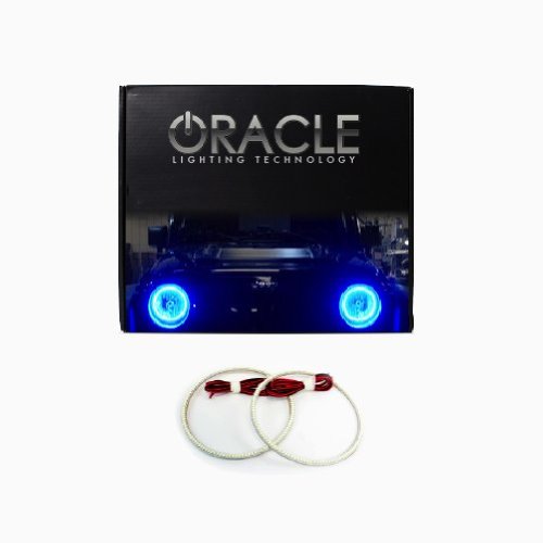 Oracle Lighting FO-MU0509F-B - Ford Mustang LED Halo Fog Light Rings - Blue Headlight & Tail Light Conversion Kits Oracle Lighting FO-MU0509F-B