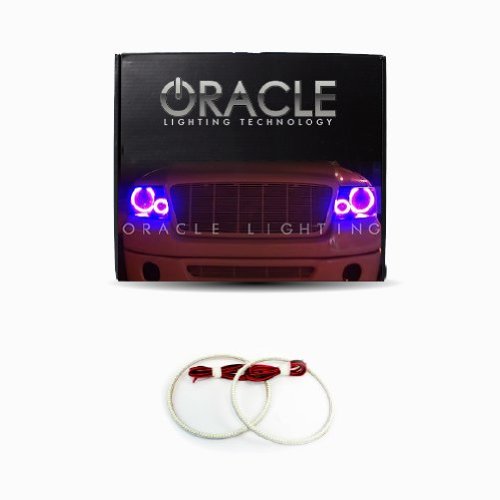 Oracle Lighting JE-WR0713-UV - Jeep Wrangler LED Halo Headlight Kit - Purple (UV) Headlight & Tail Light Conversion Kits Oracle Lighting JE-WR0713-UV