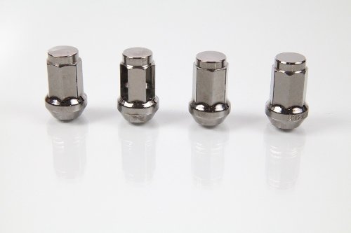 GUNMETAL GREY - JSK - 7-Sided Heptagon - Plated Steel Racing Wheel Lock LUG NUT for AMC/EAGLE 88-92 ALLIANCE/ENCORE Lug Nuts Hot Ride JSK466645-O1.5GUN777