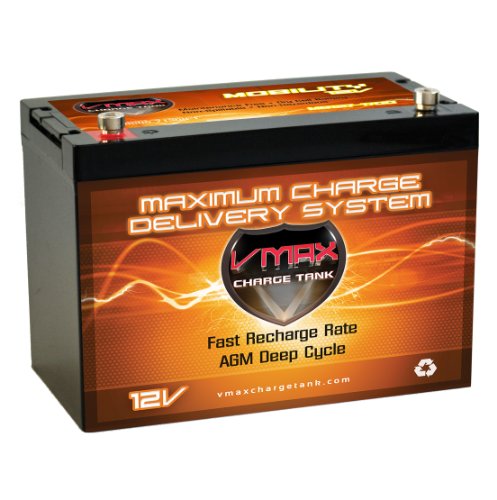 VMAXMB127 AGM Group 27 Deep Cycle Battery Replacement for C&D Dynasty C&D Dynasty DCS-88L 12V 100Ah Wheelchair Battery Batteries VMAX Wheelchair VMAXMB127
