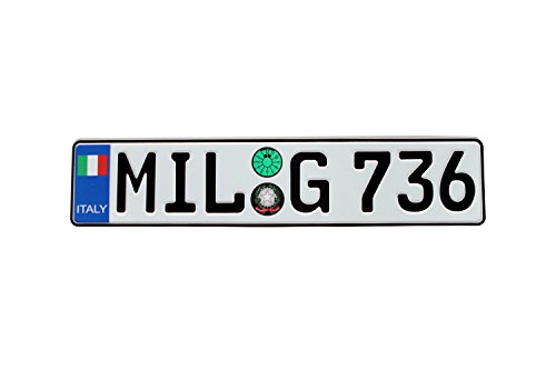 Frames European License Plates ITALY-STOCK