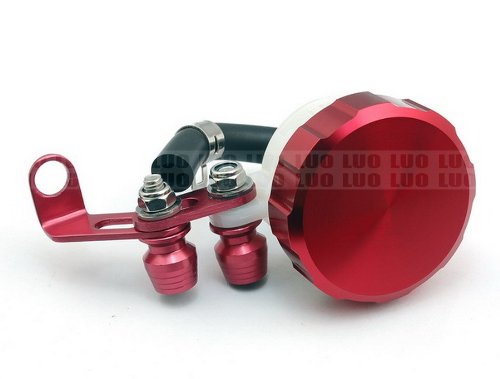 Motorcycle Racing CNC Billet Red Front Brake Clutch Tank Master Cylinder Fluid Oil Reservoir For Honda CBR1000RR FIREBLADE 2004 2005 2006 2007 Fluid Reservoirs LUO LUOO-MOTO-799-189-red