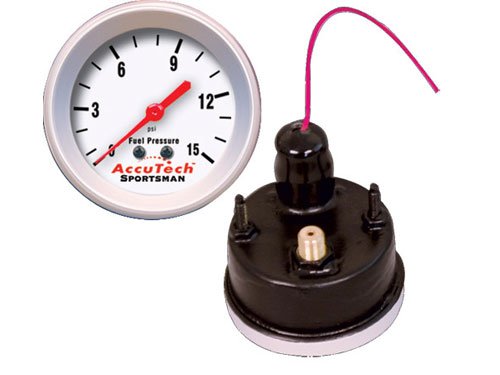 Longacre 46508 Accutech Sportsman Weatherproof Fuel Pressure Gauge Tire Repair Tools Longacre 46508