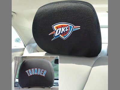 FANMATS NBA Oklahoma City Thunder Polyester Head Rest Cover Seat Covers Fanmats 12527