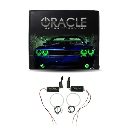 Oracle Lighting NI-TI0712CF-G - Nissan Titan CCFL Halo Fog Light Rings - Green Headlight & Tail Light Conversion Kits Oracle Lighting NI-TI0712CF-G