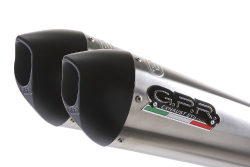 Duacti Multistrada 620 05-07 GPR Exhaust Systems GPE Stainless Dual Slipon Mufflers Road Legal W/ DB Killers/Link Pipe Complete Systems GPR Stabilizer GPR.D.64.GPEIO