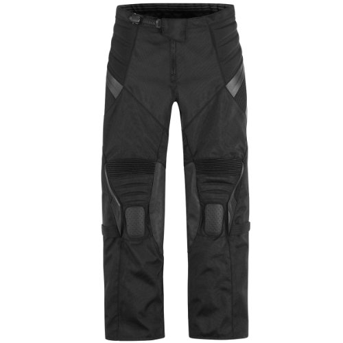 Icon Overlord Resistance Pants , Gender: Mens/Unisex, Primary Color: Black, Size: 42, Apparel Material: Textile, Distinct Name: Stealth 2821-0650 Pants & Chaps ICON 2821-0650