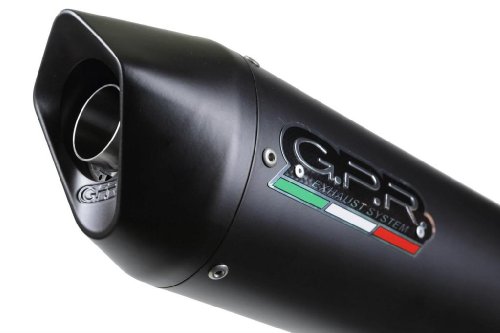 Honda CBR 250 11-13 GPR Exhaust Systems Furore Black Slipon Muffler Road Legal With DB Killer & Link Pipe Complete Systems GPR Stabilizer GPR.H.194.FUNE