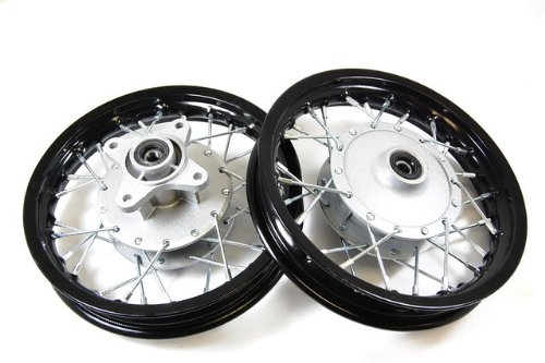 10 FRONT & REAR RIMS DRUM BRAKE XR CRF50 RIM RM01K+RM02K Rims PCC MOTOR PCC RM01+RM02K