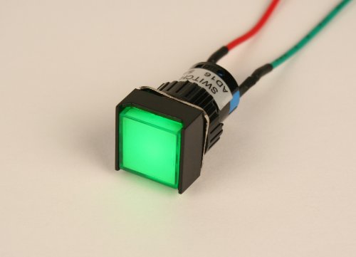 Lighting PilotLights PL-SQ-Green-12V