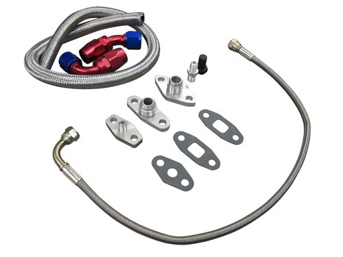 10532001611Oil Line Fitting Flange Kit Supra 1JZGTE 2JZGTE 1JZ/2JZ Turbo 9 PCS Connector CXRacing 10532001611