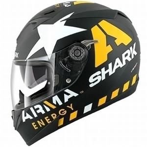 Shark S700-S Redding Replica Helmet - X-Large/Matte Black/Yellow/White Helmets Shark HE0220DKYWXL