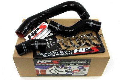 HPS (57-1226-BLK) Black Silicone Radiator Hose Kit for Scion FRS Radiator HPS 57-1226-BLK