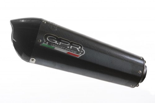 Aprilia Mana 850 07-11 GPR Exhaust Systems GPE CF Look Slipon Muffler Road Legal W/ DB Killers/Link Pipe Complete Systems GPR Stabilizer GPR.A.46.GPEPO