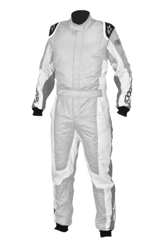Alpinestars (3354113-192-54) Silver/White Size-54 GP Tech Suit Racing Apparel Alpinestars 3354113-192-54