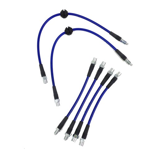 UUC Stainless Steel Brake Line Kit for BMW E87 2008+ 1 Series Coupe, 2008+ 1 Series Convertible ABS UUC Motorwerks SSBL-6-SC1