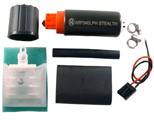 Saturn SL1 Electric Fuel Pump 340lph Intank High Performance + Kit (Inlet W/Outlet) Fits 1997 1998 1999 2000 2001 2002 Electric Fuel Pumps Auto Replacement Parts ARP-342-11