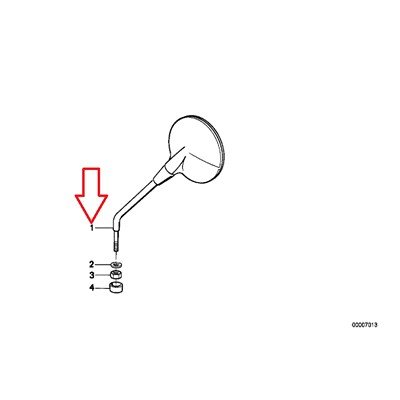 Mirrors BMW 51 16 1 453 078