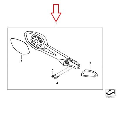 Mirrors BMW 51 16 7 710 463