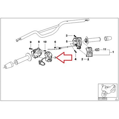 Controls BMW 61 31 7 650 281
