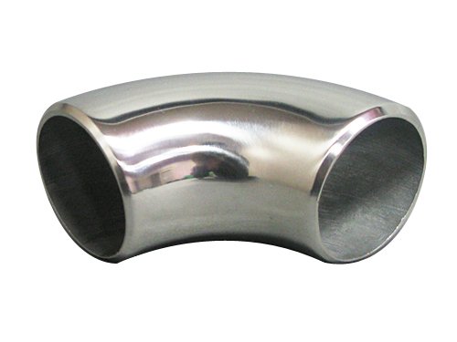 1.65 Inch Extruded 304 Stainless Steel Elbow 90 Degree Pipe 3mm Pipes CXRacing 10611001899