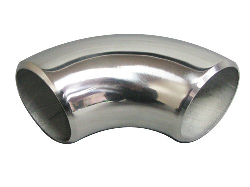 1.75 Inch Extruded 304 Stainless Steel Elbow 90 Degree Pipe 11 Gauge Pipes CXRacing 10611001894