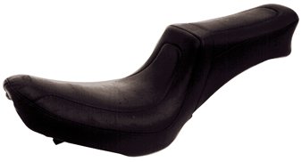 Naugahyde Seat Fits Big Twin 4 speed 1958/1984 (except Softail)-by-Mustang Bench Seat Consoles Mustang 27124