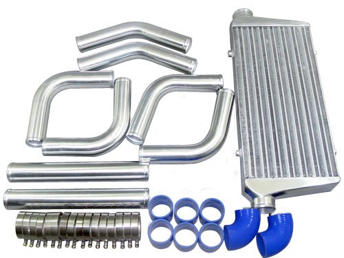 30.75x11.75x3 Intercooler + 3 Piping Kit GS300 SC300 SUPRA 2JZGE 2JZ-GE Piping & Piping Kits CXRacing 10252004516
