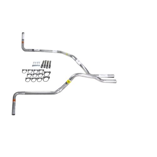 Truck Exhaust Kits - DIY dual exhaust system 2.5 pipe No Muffler Side Exit Mufflers Truck Exhaust Kits GF990612WNMFNT00905