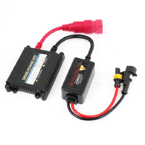 DC 12V 35W Car Vehicle Headlight HID Xenon Bulb Ballast Replacement Black Headlamp Amico a13080800ux0596