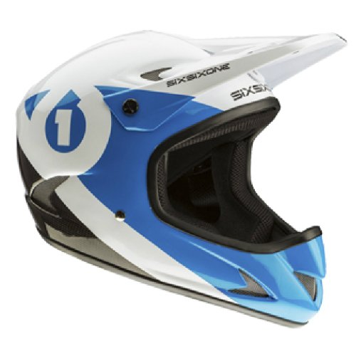 SixSixOne Rage Helmet (Black/Cyan, Large) Helmets SixSixOne 6945-35-053