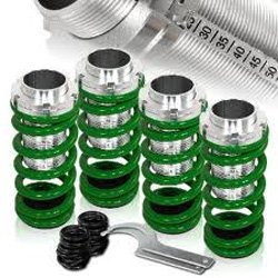 1988 - 2000 HONDA CIVIC ( ALL ) PERFORMANCE COILOVER KIT WITH GREEN LOWERING SPRING Lowering Kits SPORTEK CSR-CV88IN90G
