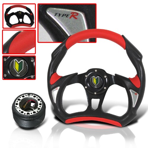 Steering System JDM Sport HUB-R2+WHEEL-002BR+BUTTON-005