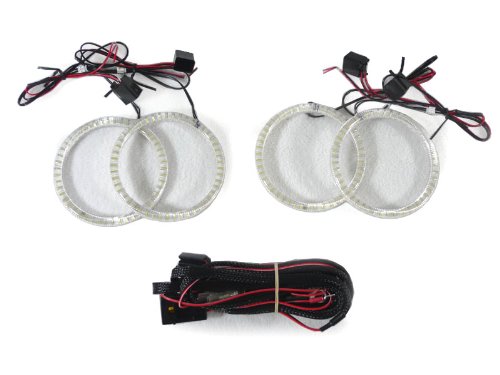BRIGHTEST UHP LED ANGEL HALO RINGS KIT For 09-11 E90/E91 OEM HEADLIGHT XENON HID Headlight & Tail Light Conversion Kits REVi MotorWerks AELEDKVB3E90LCIPROW